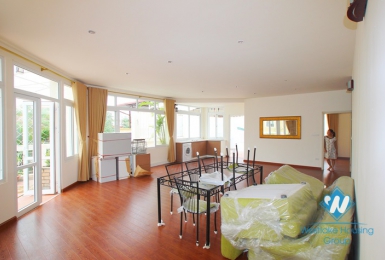 Brand new apartment with large balcony for rent in Tay Ho Street, Tay Ho, Ha Noi